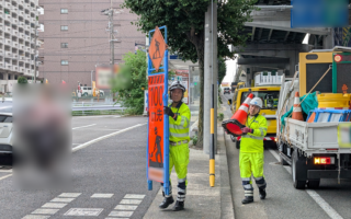 営業所パトロール 東名高速道路ランプ規制（名古屋東営業所）